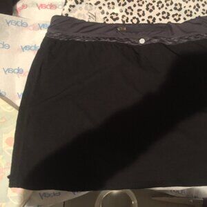 Skort XXL Women's Black Active Skort Tennis Golf Skirt by Tangerine